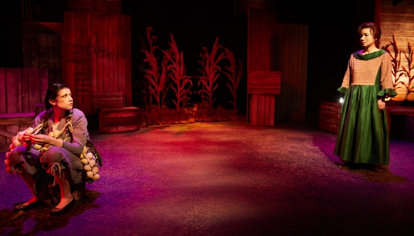 두 이주 여성의 환멸을 담은 연극 '텍사스 고모'의 한 장면. 사진_국립극장 제공