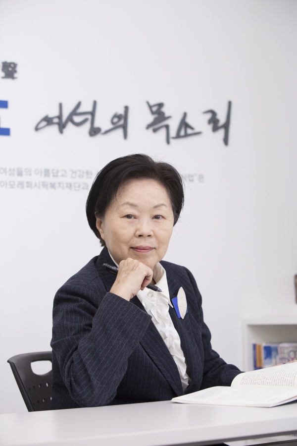 최금숙 한국여성단체협의회 회장 ⓒ본인 제공