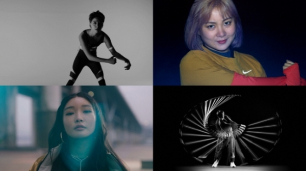 나이키가 진행하는 ‘너라는 위대함을 믿어’ 캠페인 영상에 등장한 엠버, 박나래, 청하, 박성현 ⓒ나이키 제공