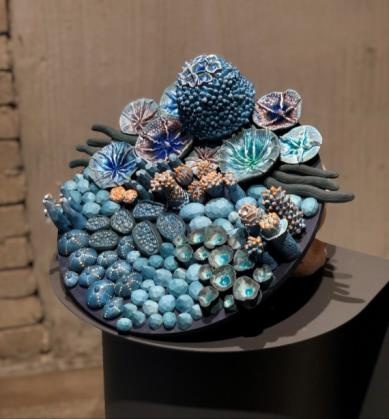 Untitled(Coral Objet), color on ceramic, 2016 ⓒ롯데갤러리