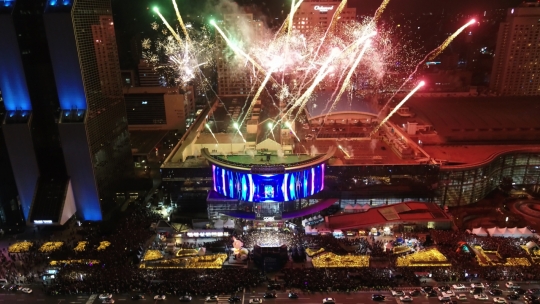 2018 새해맞이 카운트다운 축제 당시 모습 ⓒ강남구