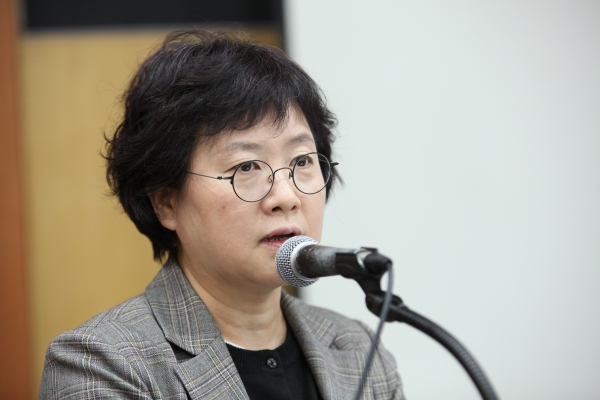 김은주 여성의당 창당준비위원회 대표. ⓒ여성신문 홍수형 사진기자