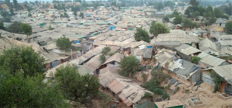방글라데시 하킴파라에 위치한 로힝야 난민캠프 모습. ⓒ사단법인 아디