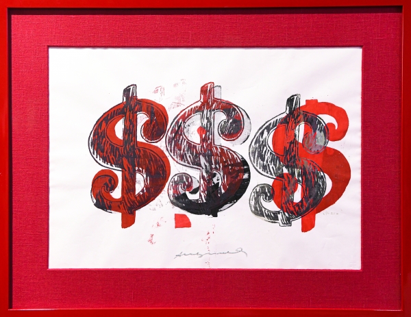 앤디 워홀 Andy Warhol, $$$, 1981, 종이에 실크스크린 Silkscreen on paper, 35x50cm © PICAPROJECT  (사진=피카프로젝트 제공)