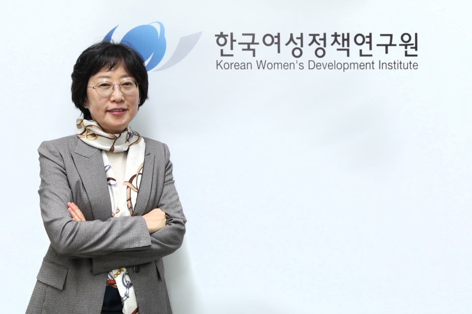 문유경 한국여성정책연구원 원장 ⓒ홍수형 기자