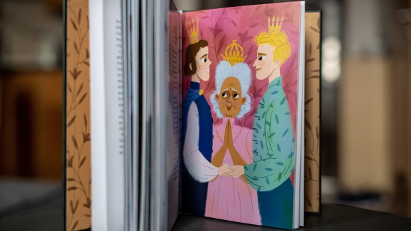 '원더랜드는 모두를 위한 것' 책 안에는 LGBT에 관한 이야기도 들어있다. ⓒbudapestpride.com