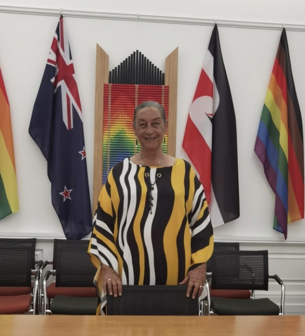 조지나 베이어 전 뉴질랜드 국회의원은 1999년 세계 최초로 트랜스젠더 국회의원에 당선됐다. ⓒ국제앰네스티 한국지부 제공