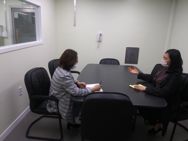폭력피해 이주여성 전문 상담기관 '남서울이주여성상담소' 면접상담실 모습. ⓒ서울시