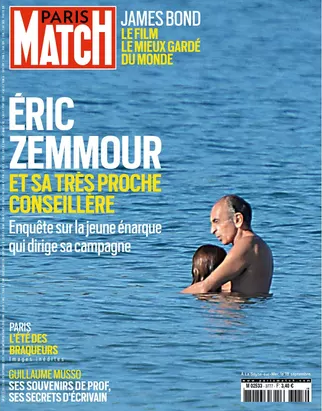 프랑스 주간지 '파리마치'가 보도한 에릭 제무르의 사진.  ⓒ파리마치 갈무리