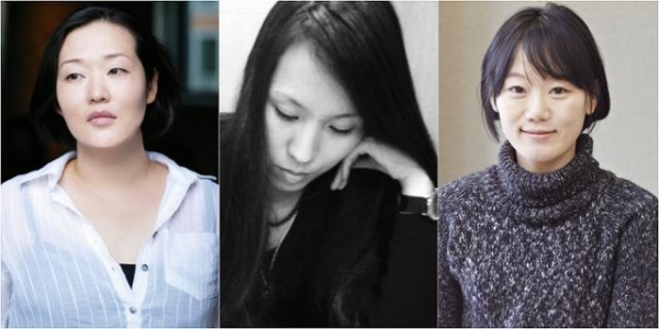 왼쪽부터 정소현 소설가, 이제니 시인, 박혜진 문학평론가.  ⓒ현대문학 제공
