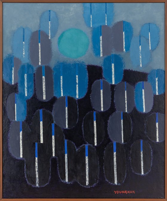 유영국, ‘워크’(1980), 73.7 x 62 cm. ⓒ국제갤러리