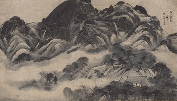인왕제색도 (국보 제216호, 정선鄭敾 그림, 조선 1751년, 종이에 먹) ⓒ국립중앙박물관 제공