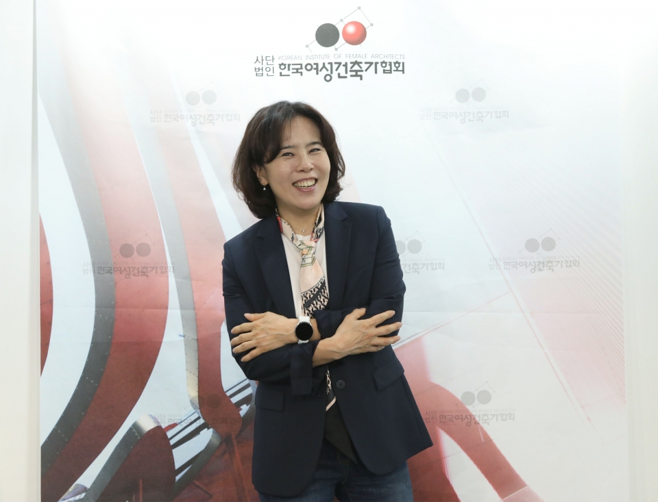 김혜림 한국여성건축가협회 회장 ⓒ홍수형 기자