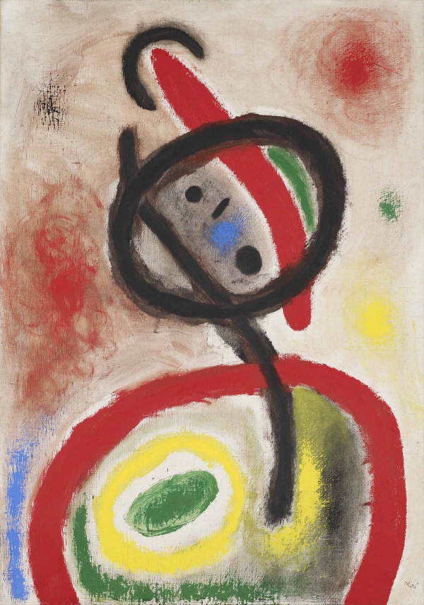호안 미로, 여인 III (Women III), 1965, Oil and acrylic on canvas, 116 x 81 cm ⓒSuccessió Miró / ADAGP, Paris - SACK, Seoul, 2022
