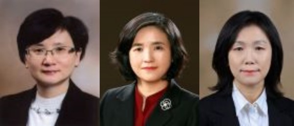 (왼쪽부터) 박순영, 신숙희, 왕정옥 후보.
