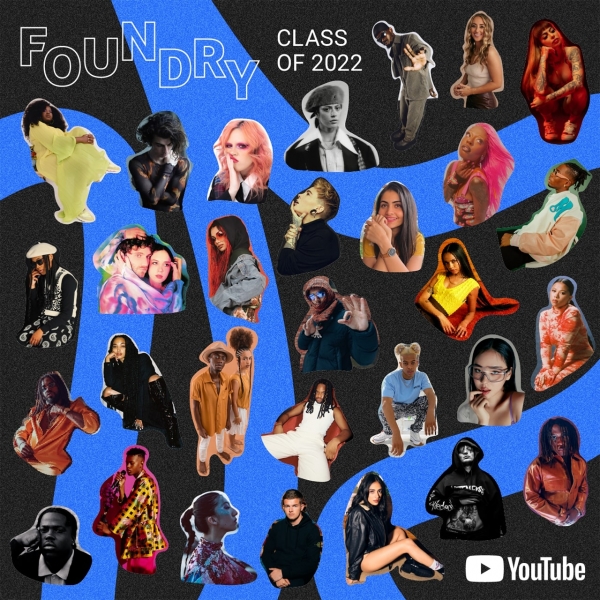 글로벌 동영상 커뮤니티 유튜브가 신진 아티스트를 발굴해 전 세계 관객들과 만날 기회를 제공하는 ‘2022 파운드리(Foundry)’ 프로그램을 진행한다. ⓒ유튜브 제공
