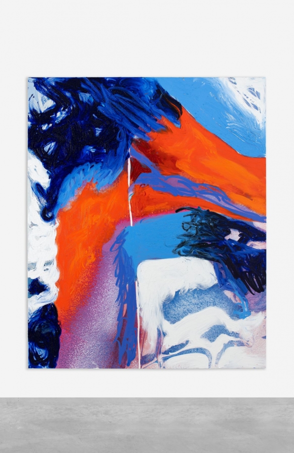 돈나 후앙카, AREOLA WATER, 2022, Painting - Oil, sand on digital print on canvas 220 x 180 cm (87 x 71 in), (DH18413) ⓒPeres Projects