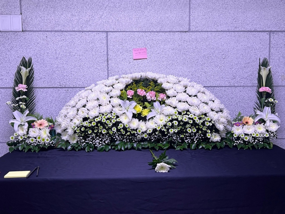 20일 서울 중구 2호선 시청역에도 신당역 역무원 피해자를 애도하기 위해 추모 공간이 마련됐다. ⓒ홍수형 기자