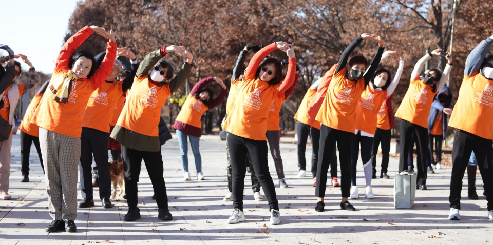 27일 서울 성동구 서울숲군마상에서 국제존타 KOREA가 '여성과 소녀를 위한 더 나은 세상 만들기' 걷기 대회를 개최했다. ⓒ홍수형 기자