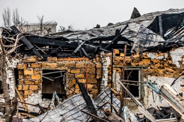 러시아군의 공격으로 파괴된 드니프로 주택가 ⓒ우크라이나 국방부 트위터