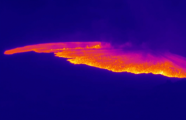 38년만에 분화하고 있는 하와이 마우나 로아 화산 ⓒ미국 지질조사국(USGS) 트위터