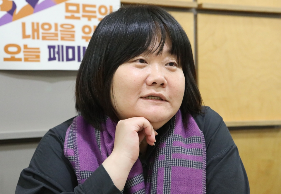 양이현경 한국여성단체연합 대표 ⓒ홍수형 기자