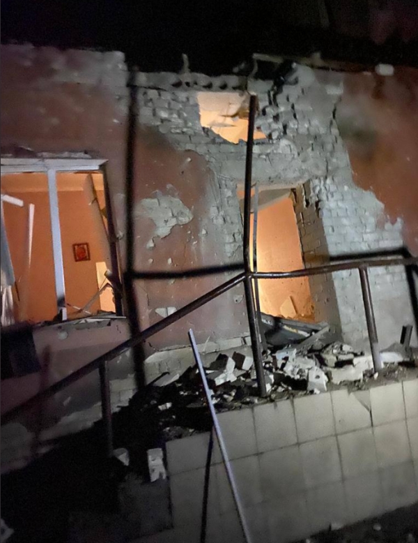 헤르손의 한 병원 산부인과 병동이 러시아군의 공격으로 파괴됐다.  ⓒ우크라이나 국방부 트위터