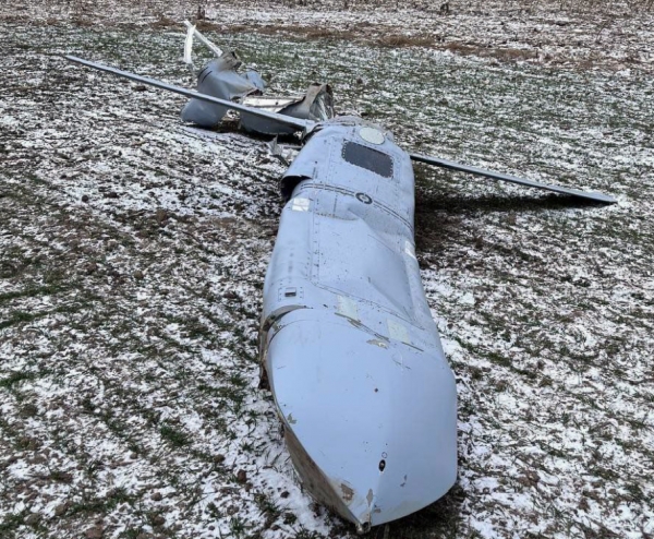 우크라이나군에게 격추된 어시아의 Kh-101 크루즈미사일  ⓒ우크라이나 국방부 트위터