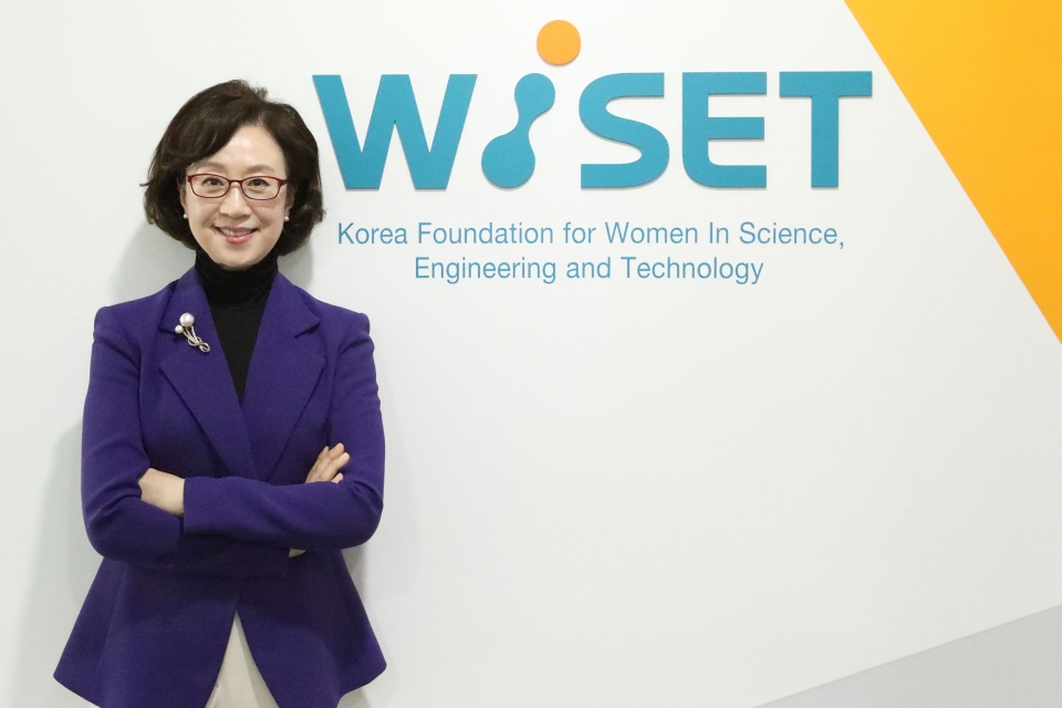 문애리 한국여성과학기술인육성재단 이사장 ⓒ홍수형 기자