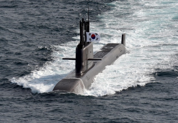 해군의 첫 번째 3000톤급 잠수함인 도산안창호함(KSS-Ⅲ).  ⓒ해군 제공