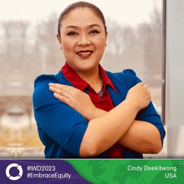 지난 20일, 위원회 공식 트위터 계정에 올라온 헨켈(Henkel)사의 글로벌 마케팅 리더인 Cindy Deekitwong의 ‘인증샷‘. ⓒIWD