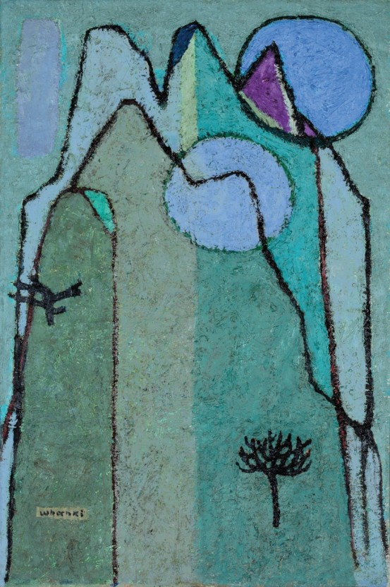 김환기, ‘산’, 1955 ⓒ(재)환기재단·환기미술관
