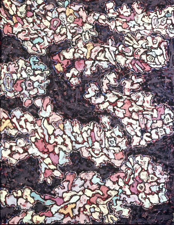 장 뒤뷔페, 대초원의 전설, 캔버스에 유화, 114,5x146cm, 1961 ⓒJean Dubuffet / ADAGP, Paris - SACK, Seoul, 2023