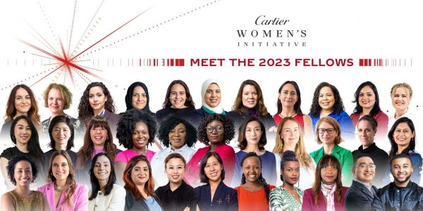 메종 까르띠에의 사회 공헌 프로젝트 ‘까르띠에 여성 창업 이니셔티브’(Catier Women’s Initiative)가 2023년 펠로우 33명을 발표했다.  ⓒ까르띠에 제공