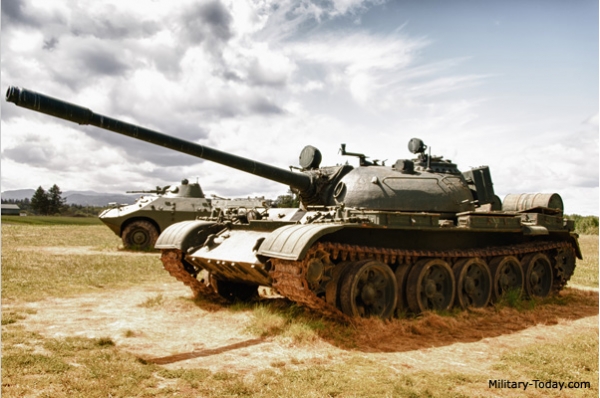 옛 소련의 T-55 탱크 ⓒMilitary-Today.com