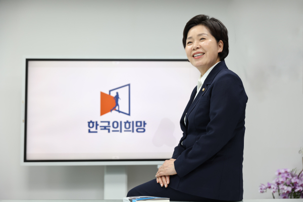 한국의희망 창당준비위원장을 맡고 있는 양향자 무소속 의원. ⓒ송은지 사진작가·여성신문