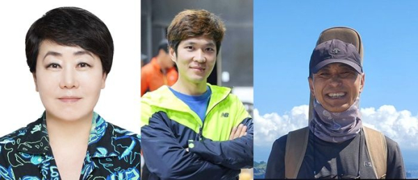 (사진 왼쪽부터)LG 의인상을 수상한 이예분씨, 이은필 씨, 최인찬 씨.  ⓒLG