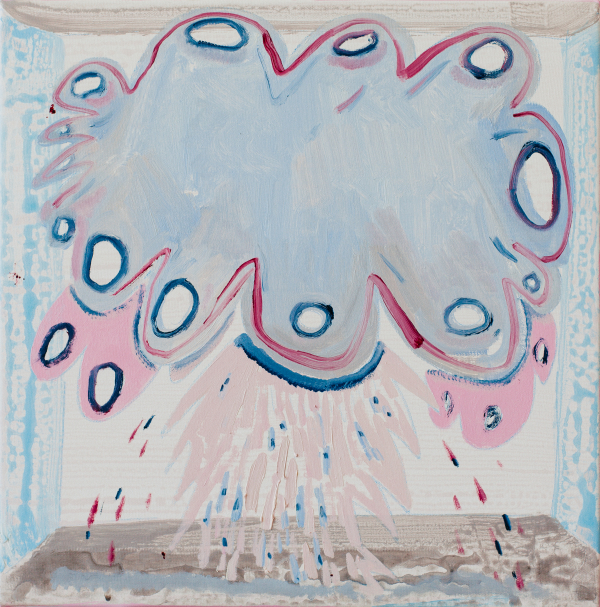 양하, ‘폭발을 위한 드로잉’(A Drawing for Blowing Up)-29, 캔버스에 아크릴, 40×40㎝, 2023 ⓒOCI 미술관 제공