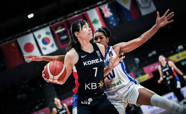 여자농구 대표팀 센터 박지수, 여자 농구는 29일 남북대결을 펼친다. ⓒ여자농구협회 제공