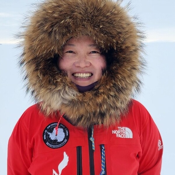 지난 1월 한국인·아시아 여성 최초로 ‘무지원 단독’ 남극점 도달에 성공한 탐험가 김영미(43·노스페이스 애슬리트팀) 대장. ⓒ에이스토리 제공