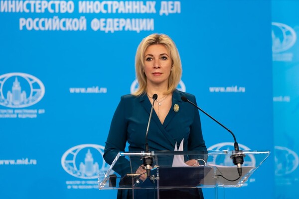 마리야 자하로바 러시아 외무부 대변인. ⓒ러시아 외무부 트위터