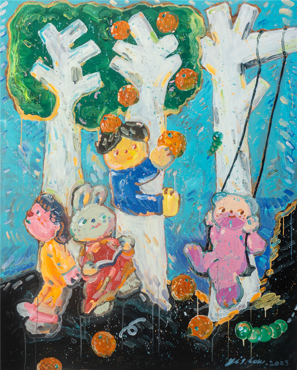 이슬로, 무제(Untitled), 2024, Acrylic on canvas, 162.2 x 130.0 cm ⓒCDA 제공