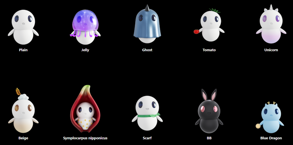 프로젝트 팀 펄의 트레이드 마크, 귀여운 가상 생명체 ‘피어리(Peary)’. ⓒ프로젝트 팀 펄 웹사이트 캡처