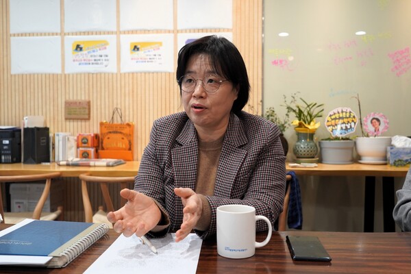 배복주 전 부대표는 13일 서울 종로구에 위치한 사무실에서 여성신문과 만나 “설 당일(10일) 새로운미래에 평당원 신분으로 입당했다”고 밝혔다. ⓒ신다인 수습기자