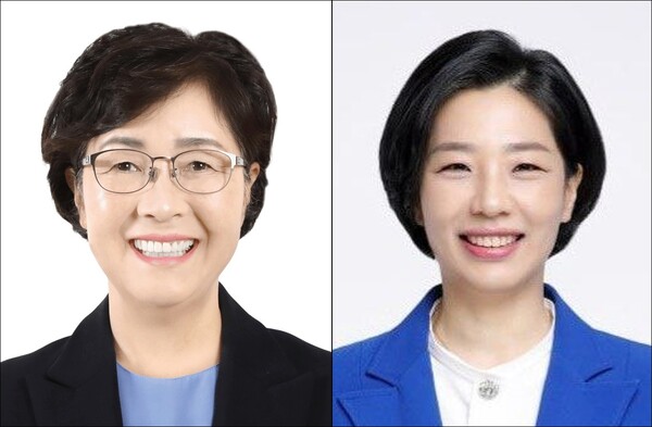 더불어민주당 박영미(중·영도), 배재정(사상) 후보(왼쪽부터). ⓒ본인 제공