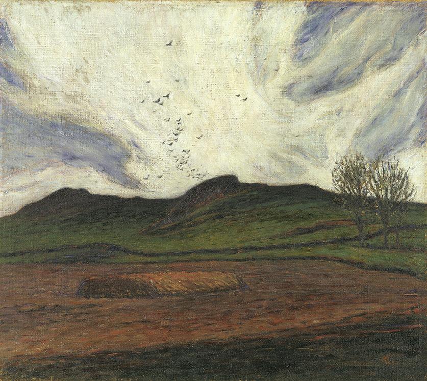 칼 노르드스트룀, 폭풍 구름(Storm Clouds), 1893, Oil on canvas, 72 × 80 cm. ⓒ스웨덴국립미술관/마이아트뮤지엄 제공