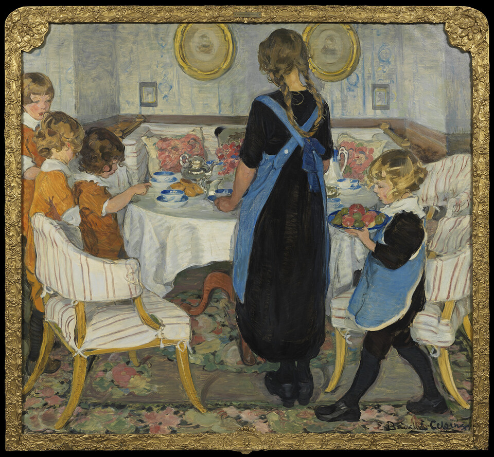 엘사 백런드-셀싱, 커피 타임(Coffee Time), 1916, Oil on canvas, 142 × 155 cm ⓒ스웨덴국립미술관/마이아트뮤지엄 제공