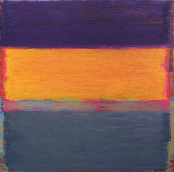 노정란, ‘Colors Play Sweeping # 209’(2014), 캔버스 위에 아크릴, 168 X 168 X 5cm. ⓒ표갤러리