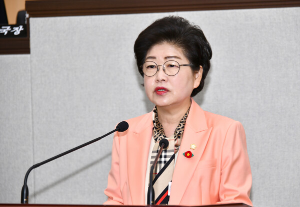 여수시의회 백인숙 의원.  사진=여수시의회 홈페이지 