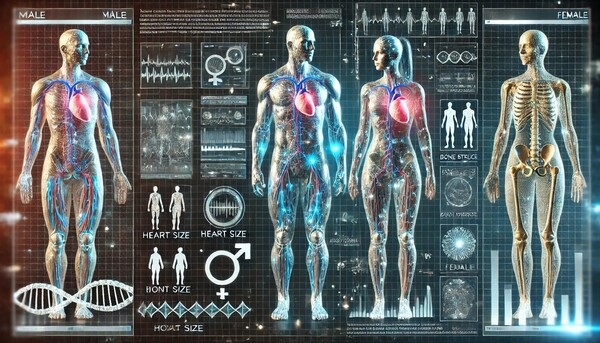 한국과학기술젠더혁신센터가 이미지 생성프로그램 달리 달리3(DALLE.3)으로 제작한 이미지. 의생명 보건의료뿐 아니라 인공지능 및 정보통신기술(ICT) 융합기술, 생존환경, 기후변화 등 젠더 다양성이 요구되는 분야는 다양하다. ⓒ한국과학기술젠더혁신센터, DALLE.3